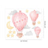 Hot Air Balloon Pink - Wall Decal Sticker
